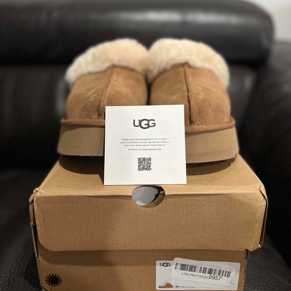 🥶🔥UGG Disquette Slipper Chestnut  - Picture 4 of 5